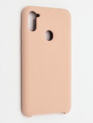 Накладка для Samsung Galaxy A11/M11 Silicone cover пудро