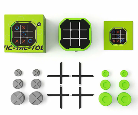 Игра Крестики-Нолики Giiker Tic-Tac-Toe Bolt зеленый