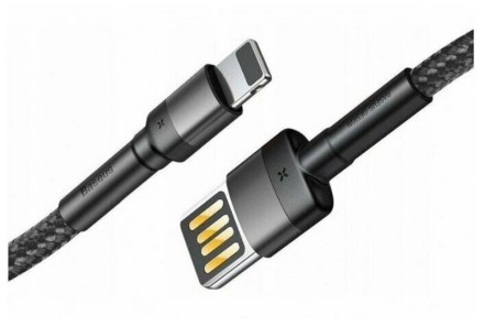 Usb Кабель-зарядка Lightning Baseus Cafule 1.5A 2м (CALKLF-HG1) черный