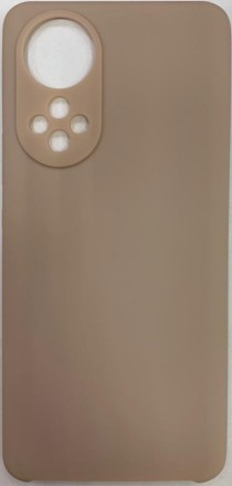 Накладка для Huawei Honor 50/Nova 9 Silicone cover без логотипа пудро