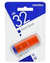USB флеш накопитель Smartbuy 32GB Easy SB032GBEO оранжевый