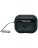 Силиконовый чехол для AirPods Pro 2 c карабином под карбон чёрный