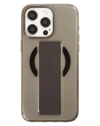 Накладка для i-Phone 15 Pro Max Keephone Maggrip MagSnap матовый прозрачный черный