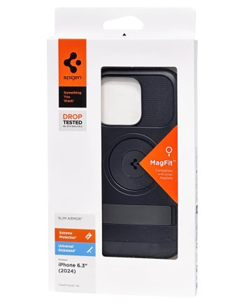 Накладка для i-Phone 16 Pro 6.3&quot; Spigen Slim Armor MagSafe (ACS08164) черный