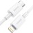 Кабель-зарядка Type-C на Lightning Baseus High Density Braided 20W 1м (CATLGD-02) белый