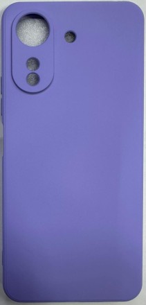 Накладка для Xiaomi Redmi 13C Silicone cover без логотипа лаванда