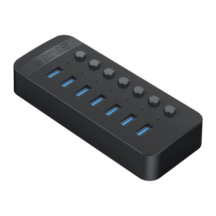 USB3.0 хаб Orico CT2U3-7AB USB3.0x7 черный