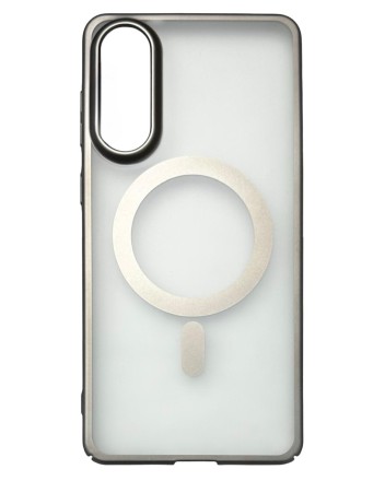 Накладка для Samsung Galaxy S25 Edge Keephone SkinGrip MagSnap прозрачный титан