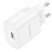 Сетевое зарядное устройство Borofone BA82A с кабелем Type-C на Type-C 1C 25W 3A белое