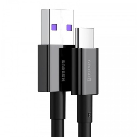 Usb Кабель-зарядка TYPE-C Baseus Superior Series 66W 1м CATYS-01 черный