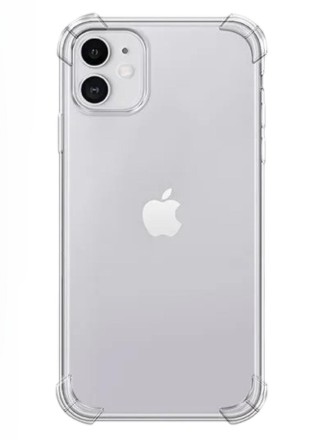 Чехол-накладка силикон 1.5мм i-Phone 11 прозрачный противоударный тех.пак