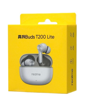 Беспроводные наушники TWS Realme Buds T200 Lite серебристые
