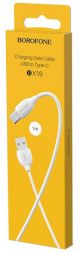 Usb КабельType-C Borofone BX19 1м белый