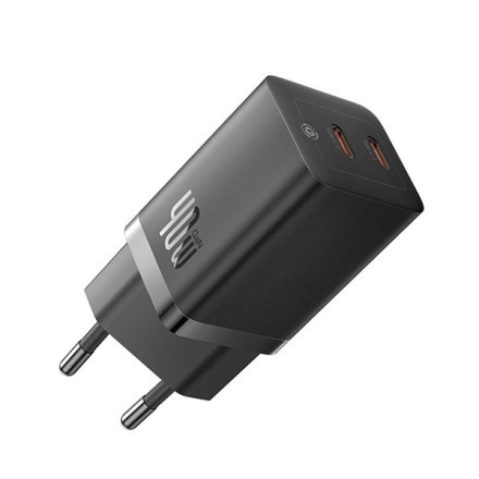 Сетевое зарядное устройство Baseus GaN5 Pro Fast Charger C+C 40W CCGP180101 черное