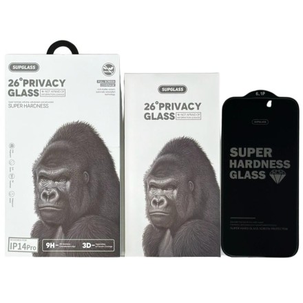 Защитное стекло Антишпион для i-Phone 14 Pro 6.1&quot; Supglass XC-12 3D