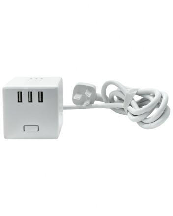 Сетевой удлинитель Mijia Rubiks Cube Converter 2 Sockets/3 USB (MJCXB3-02QM) белый