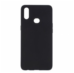 Накладка для Samsung Galaxy A10S Silicone cover черная