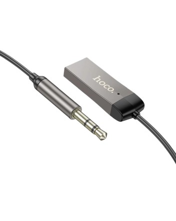 Bluetooth адаптер для магнитолы Hoco E78 BT5.3 серый
