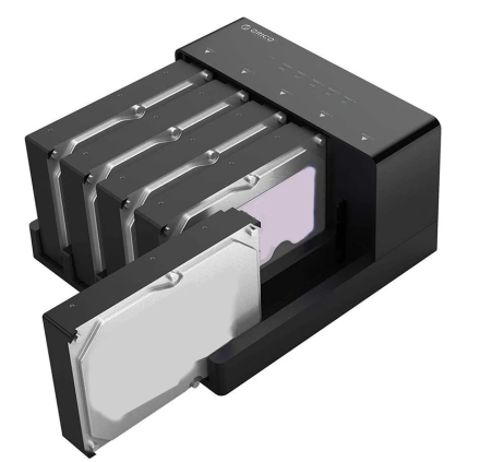 Док-станция для 5 HDD Orico 6558US3-C черный
