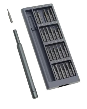 Набор отверток Xiaomi Wiha Screwdriver set 24 в 1 (DZN4020CN) темно-серый