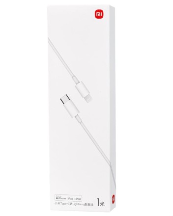 Usb Кабель-зарядка Xiaomi Type-C на Lightning 1м CTL01ZMC белый