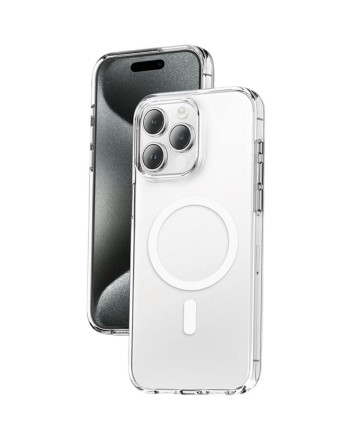 Накладка для i-Phone 15 Pro Keephone Non-Yellowing Magsafe прозрачный