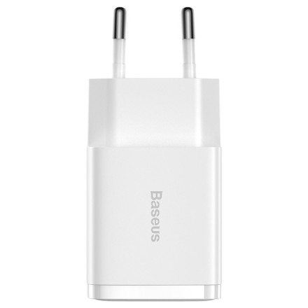 Сетевое зарядное устройство Baseus Compact 10.5W 2USB CCXJ010202 белое