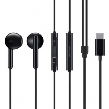 Стереонаушники Huawei CM33 с микрофоном Type-C черные