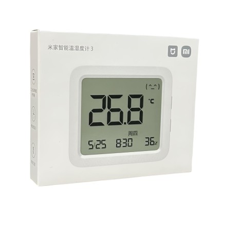 Метеостанция Xiaomi Mijia Intelligent Thermometer 3 MJWSD05MMC белый