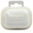 Силиконовый чехол для AirPods Pro 2 c карабином белый