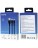 Usb Кабель-зарядка EOFE AT21 2в1 Lightning/Type-C 2.4A 1.2м черный