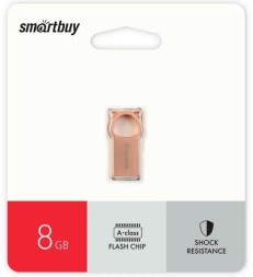 USB флеш накопитель Smartbuy 008GB MC5 Metal Kitty Pink (SB008GBMC5)