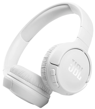 Стереонаушники Bluetooth Полноразмерные JBL T510BT BT5.0/450mAh/40ч белые