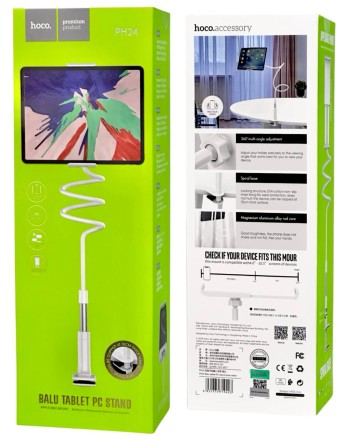 Держатель для телефона на стол Hoco PH24 4&quot;-10.5&quot; белый