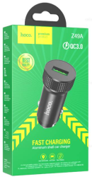 Автомобильное зарядное устройство Hoco Z49A 1USB QC3.0 черное