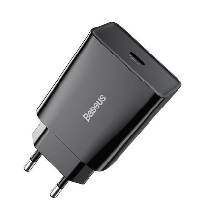 Сетевое зарядное устройство Baseus Speed Mini 1C 3A 20W CCFS-SN01 черное