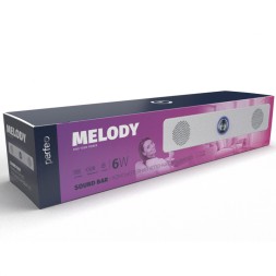 Колонка Perfeo Melody Sound Bar 6Вт (RMS) (PF_A4339) белая
