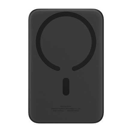 Powerbank с беспроводной зарядкой Baseus Magnetic Mini Air Slim 10000mAh 20W (P10059001113-00) черный