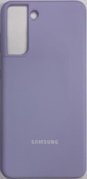 Накладка для Samsung Galaxy S21+/S30+ Silicone cover лаванда