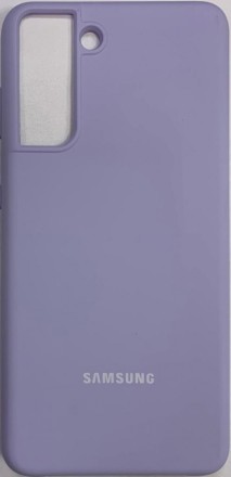 Накладка для Samsung Galaxy S21+/S30+ Silicone cover лаванда