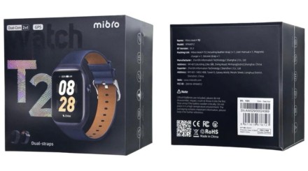 Умные часы Xiaomi Mibro T2 XPAW012 EU С русским языком Темно-синий