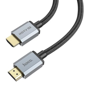 Кабель HDMI - HDMI v2.0 Hoco US03 4K/60Hz 1м черный