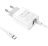 Сетевое зарядное устройство Hoco C80A с шнуром Type-C на Type-C 1USB/1С PD3.0/QC3.0 20W/18W белое