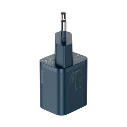 Сетевое зар. устр. Baseus Super Si 1C кабель Lightning 20W (TZCCSUP-B03) синее