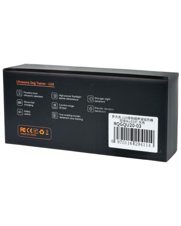 Отпугиватель собак ультразвуковой Xiaomi Rojeco U20 Ultrasonic Dog Repeller Dual Probe LED серый