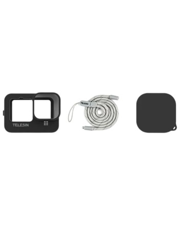 Защитный силиконовый чехол с заглушкой для объектива для GoPro Hero 12/11/10/9