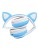 Стереонаушники Bluetooth Полноразмерные JBH Cat STM-28 BT5.0/200mAh голубые