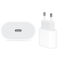 Сетевое зар. устр. для i-Phone Type-C 3A 20W OEM под оргинал белое