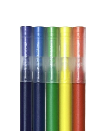 Ручка гелевая Xiaomi MiJia Dural Color Pen 0.5mm (комплект 5шт) BHR4831CN