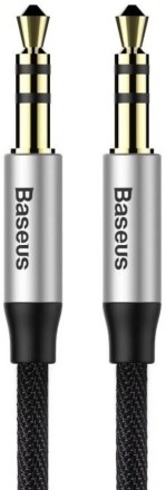 Аудиокабель AUX 3.5мм Baseus M30 100см (CAM30-BS1) черный